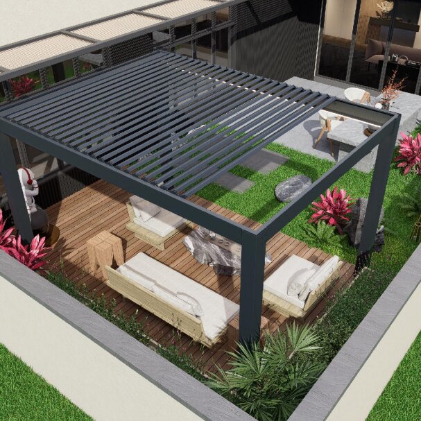 180’retractable aluminum alloy gazebo