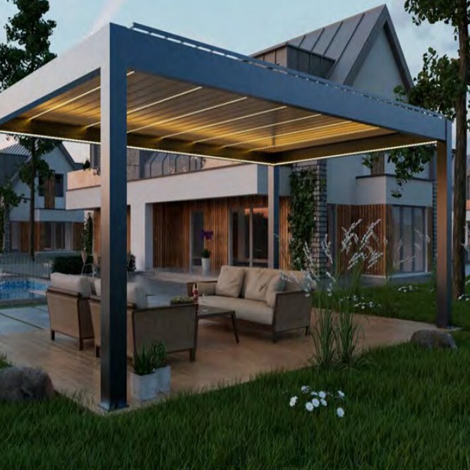  220 type Aluminium alloy Louver Pergola 