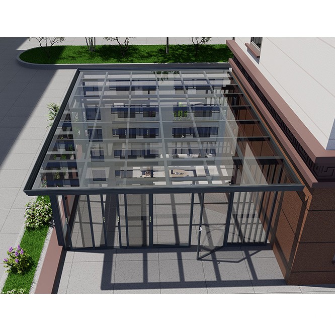 Aluminum alloy sunroom terrace heat insulation sunshade 