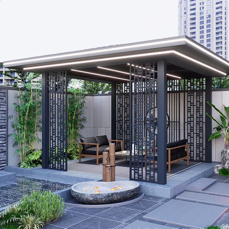 Outdoor garden pavilion awning 