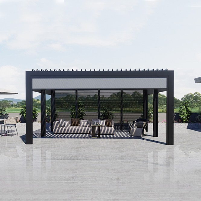 Aluminum alloy electric sunshade